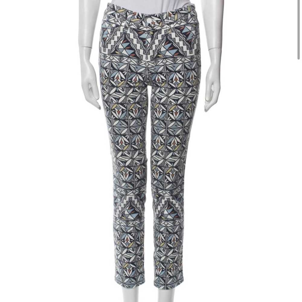 Tory Burch Geometric Patterned Jeans Women's Pants